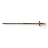 Victorian 1796 pattern dress sword, hinged brass guard with thin chain hilt. Blade marked for ‘