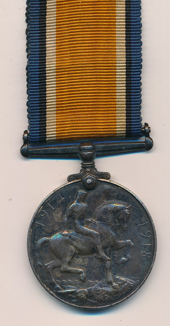 First World War - British War Medal to 8-803 Sjt W. Hutchinson Durh L.I. nearly very fine. - Image 2 of 2