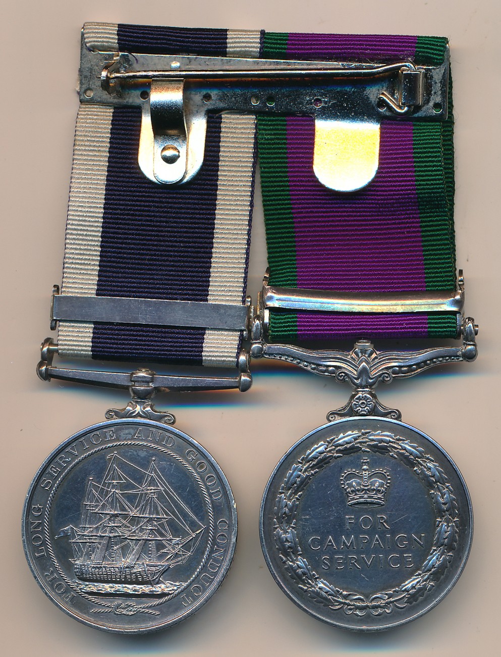 QEII medal pair awarded to M936538V D.A.WELCH, includes; GSM with South Arabia clasp inscribed M. - Image 2 of 3