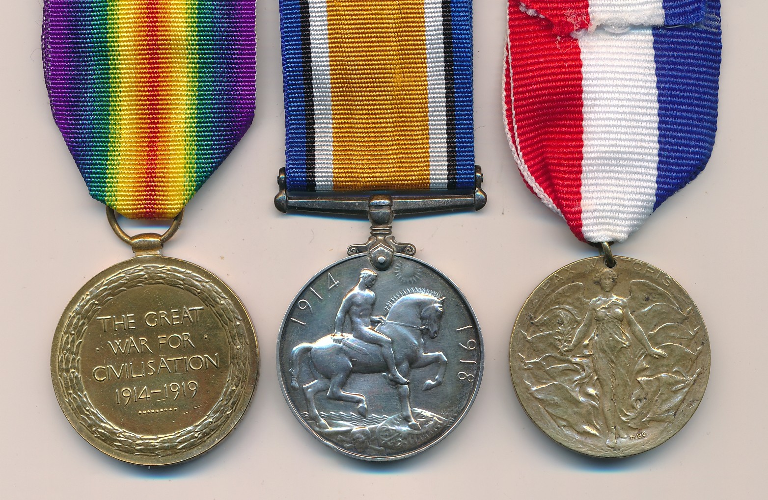 First World War – British War & Victory Medal pair awarded to SE- 28212 PTE T. B. PARKES. A. V. C. - Image 2 of 2