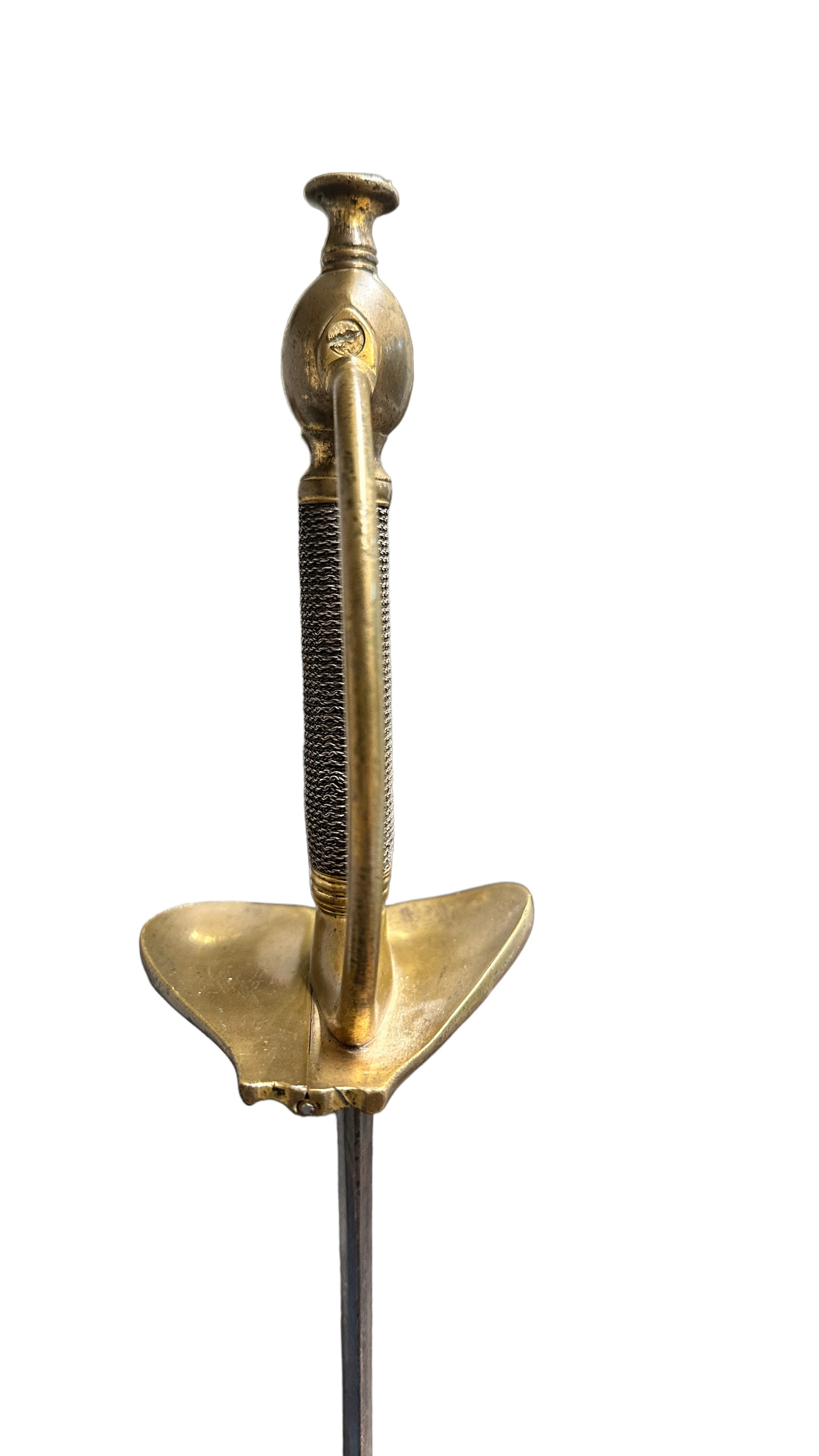 Victorian 1796 pattern dress sword, hinged brass guard with thin chain hilt. Blade marked for ‘ - Image 10 of 11