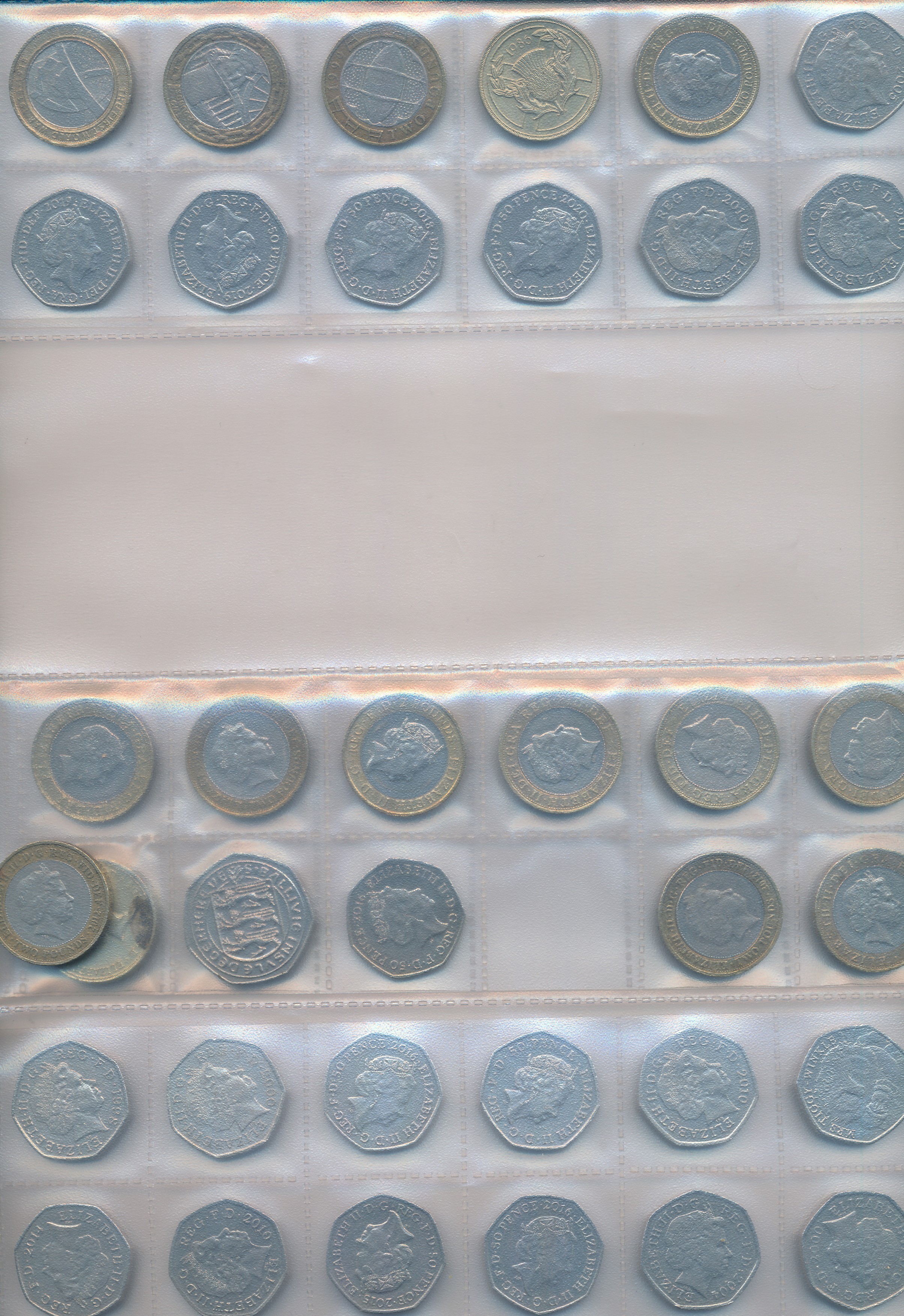 Collection of £2 and 50p coins from circulation with £2 (25) including 1986 Commonwealth Games,