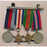 Second World War - Medal group to include; Late issue WW2 1939-1945 Star, France and Germany Star,