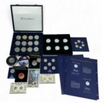 World coin collection with boxed silver Cook Islands $2 "Stardust of the Universe", Channel