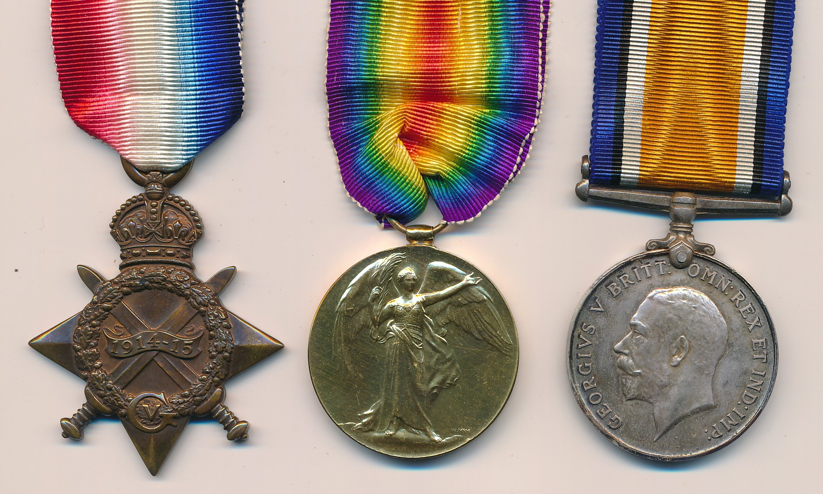 First World War – 1914-15 Star Trio awarded to M2-079231 PTE F. COX A.S.C. Frederik Cox. With