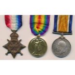 First World War – 1914-15 Star Trio awarded to M2-079231 PTE F. COX A.S.C. Frederik Cox. With