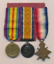 First World War - 1914-15 Star trio to TZ/4261 R. Osborne A.B. R.N.V.R. All are officially marked (