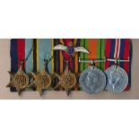 Second World War – Medal group to include; 1939-45 War Medal, The Defence Medal, The 1939-1945 Star,