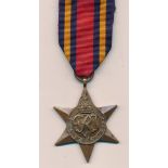 Second World War - Burma Star named on back to "02366 B.T. Cook Mehnga, I.S.C."