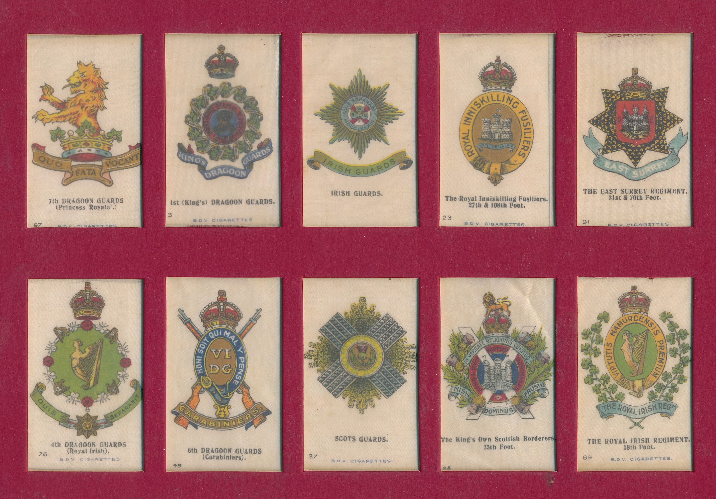 Range of complete and part military cigarette card sets with Player Army, Corps & Divisional Signs - Image 4 of 4