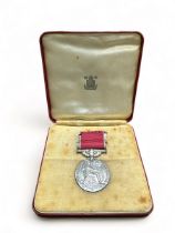 QEII British Empire Medal (Civil) in case of issue to Miss Maud M. Carpenter extremely fine. It