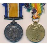First World War - British War Medal and Victory Medal to 20289 Cpl J. Moore R.F.C. very fine. John