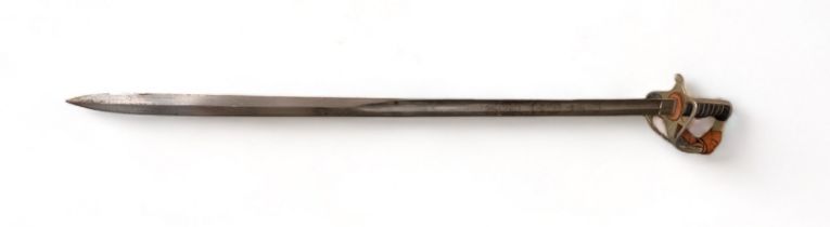 George V Royal Artillery 1821 pattern Officer’s Sword, blade etched to both sides, one side with