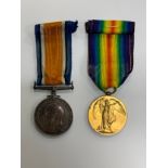 First World War – British War & Victory Medal pair awarded to 76851 DVR P. PINFOLD