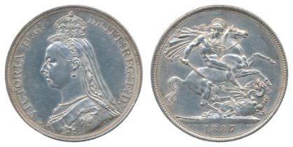 Victoria 1887 crown uncirculated.