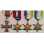 Second World War - Small medal range with WW2 1939-1945 Star, Atlantic Star, copy Atlantic Star,