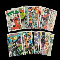 Range of DC Comics: To include: Ambush Bug 1, 3, (2). Aquaman 448,49, (2). Adventure Comics, 463,