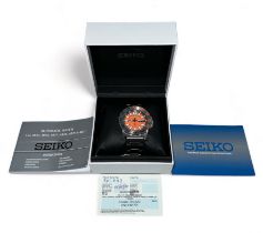 Automatic Seiko 5 Sports 'Orange Monster' 100M Water Resistant, 44mm, with Box & Warranty Card, Year