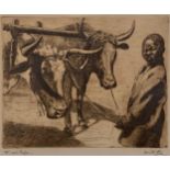 Dorothy Kay (Irish, 1886-1964), ‘ Die Voorlooper ‘ original etching, signed and titled in pencil.