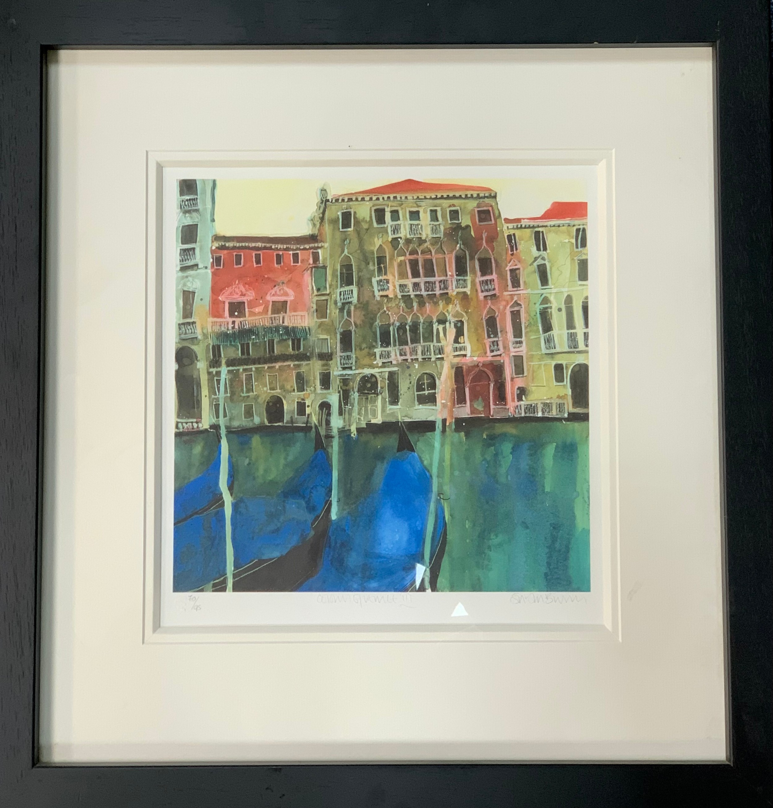 Susan Brown (British, Contemporary), ‘ Colours of Venice III ‘ limited edition print. Signed, titled - Image 2 of 4