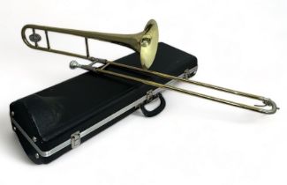A Besson 600 Trombone by Boosey & Hawkes London in a Hardback fitted case. Come with a Denis.
