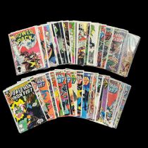 Marvel Comics Power Man and Iron Fist Numbers 51 through to 104, (31) many copies missing in run see