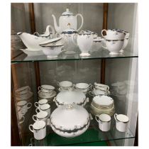 Wedgwood, large collection of Wedgwood Chartley pattern tea / dinner / coffee wares, to include;