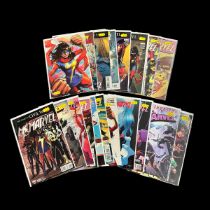 Marvel Comics Ms. Marvel: Numbers 5, 6, 7, 9, 13, 14, 15, 19, 20, 22, 26, 27, 30, 19 variant (14).