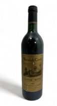 Warwick Castle Listrac-Médoc 1985 75cl red wine. Appellation Listrac-Médoc Controlée, bottled at the