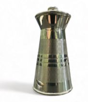 A Silver Pepper Shaker Hallmarked and Inscribed -The Addington Golf Club To Those Who Carmel &