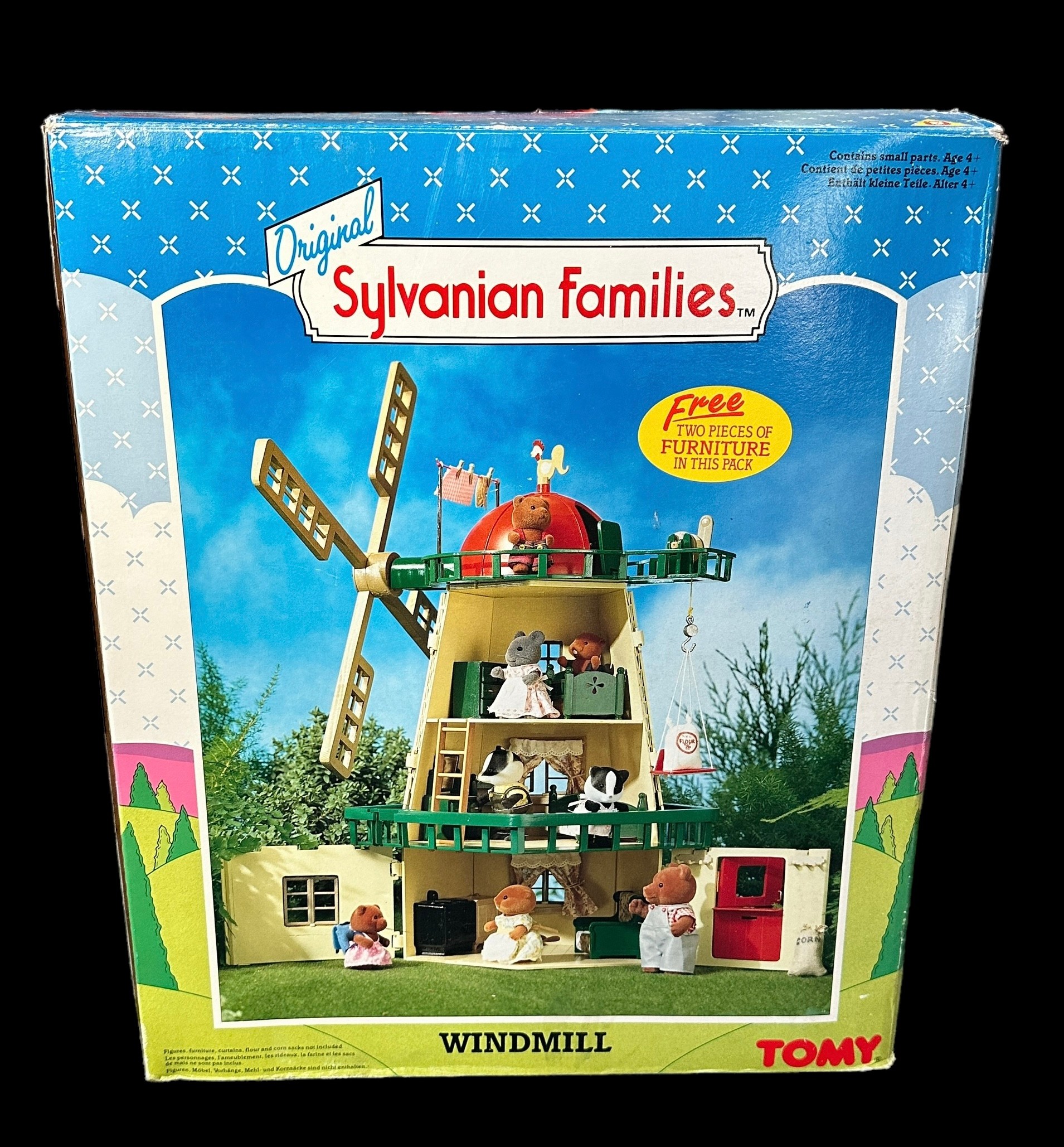 TOMY Sylvanian Families Windmill No. 3177, generally excellent in good plus box. Contents