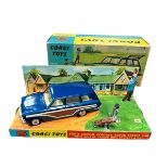 Corgi Ford Consul Cortina metallic blue No. 440, generally excellent in good plus box and inner