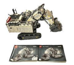 Lego Technic Liebherr Excavator R 9800 No. 42100, app-controlled (untested), generally excellent