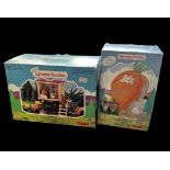 TOMY Sylvanian Families Treehouse No. 3129 and Carrot House (soft playhouse) No. 2959, generally