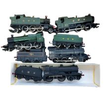 OO gauge unboxed locomotives, generally excellent to good plus, with LMS black 563 4-4-0, BR black