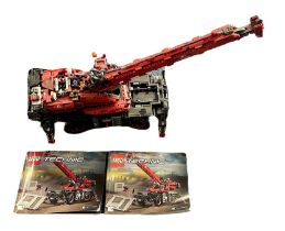 Lego Technic Rough Terrain Crane No. 42082, built example (without box) approx. Height 100cm (39
