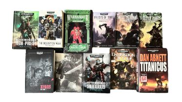 11x Warhammer 40k Novels. A range of Hardback and softcover books, including a first edition copy of