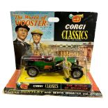 Corgi The World of Wooster 1927 Bentley 3 Litre green and black No. 9004, generally excellent in