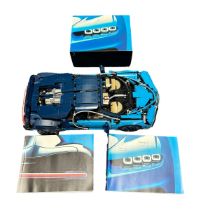 Lego Technic Bugatti Chiron No. 42083, generally excellent built example (without outer box) with