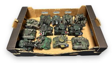 Warhammer Imperial, Astra Militarum / Imperial guard tanks collection. Painted to a high standard.