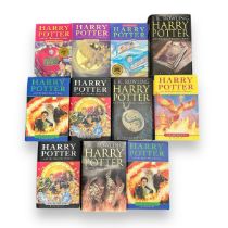 ROWLING, J.K. Range of various hardback First Edition UK print Harry Potter novels to include; Harry