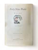 DAVIES, W. H. Forty-Nine Poems by W.H. Davies selected and illustrated by Jacynth Parsons. The