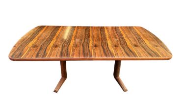 A stunning Rio Rosewood "Marlow" extending dining table, circa 1970, designed by Martin Hall for