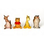 Beswick, Disney Winnie the Pooh range of four figures to include Winnie, Tigger, Kanga and Owl.