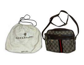 Gucci, Gucci Accessory Collection Sherry Line CG Shoulder Bag. Internal gilt stamp for Gucci