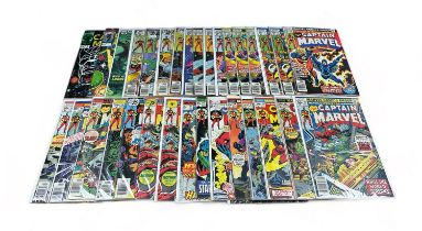 Marvel Comics Captain Marvel (33) 1960s/1970s Nos 25, 30, 31, 34, 35, 37, 40, 41, 44x2, 45, 46,