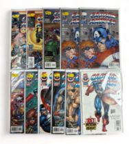 Marvel Comics Captain America(11) 1990s/2000s Nos 1, 2, 3, 4, 5, 6, 8x2, 9, 10, 11. All 11 comics