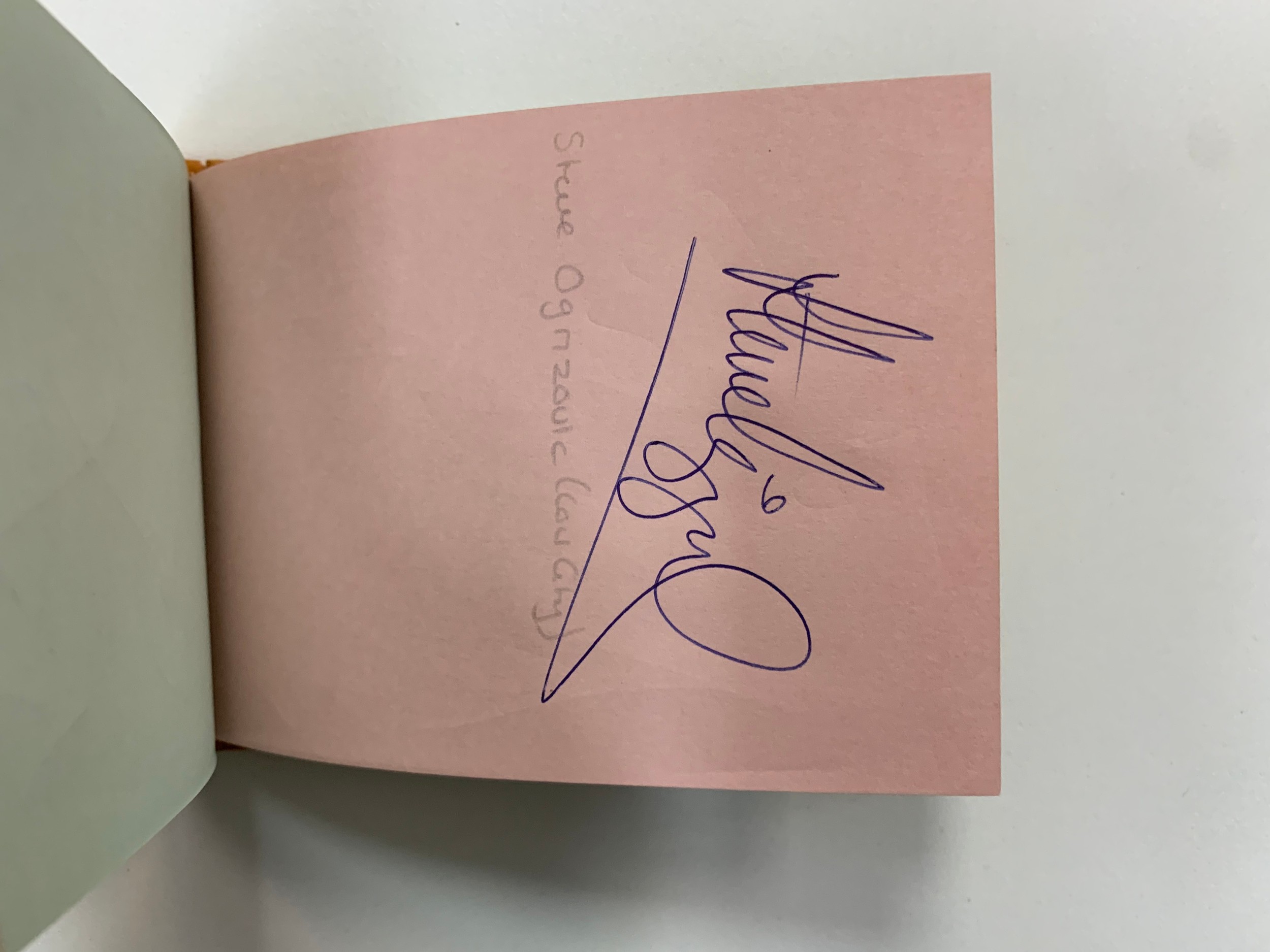 Autograph book including various stars, many Athletics - Image 18 of 18
