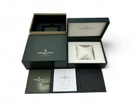 Frederique Constant Geneve box and booklet only. Watch is not present.