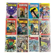 DC Comics Thriller 1980s Nos 1-12, All 12 comics bagged & boarded, NM.